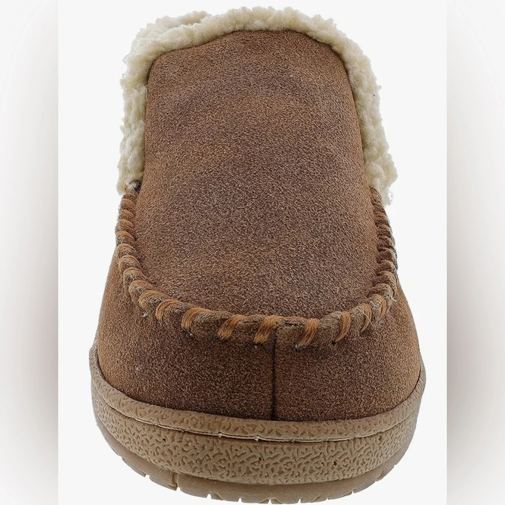 Clarks Brown Suede Shearling-Lined Slip-On‎ Loafers